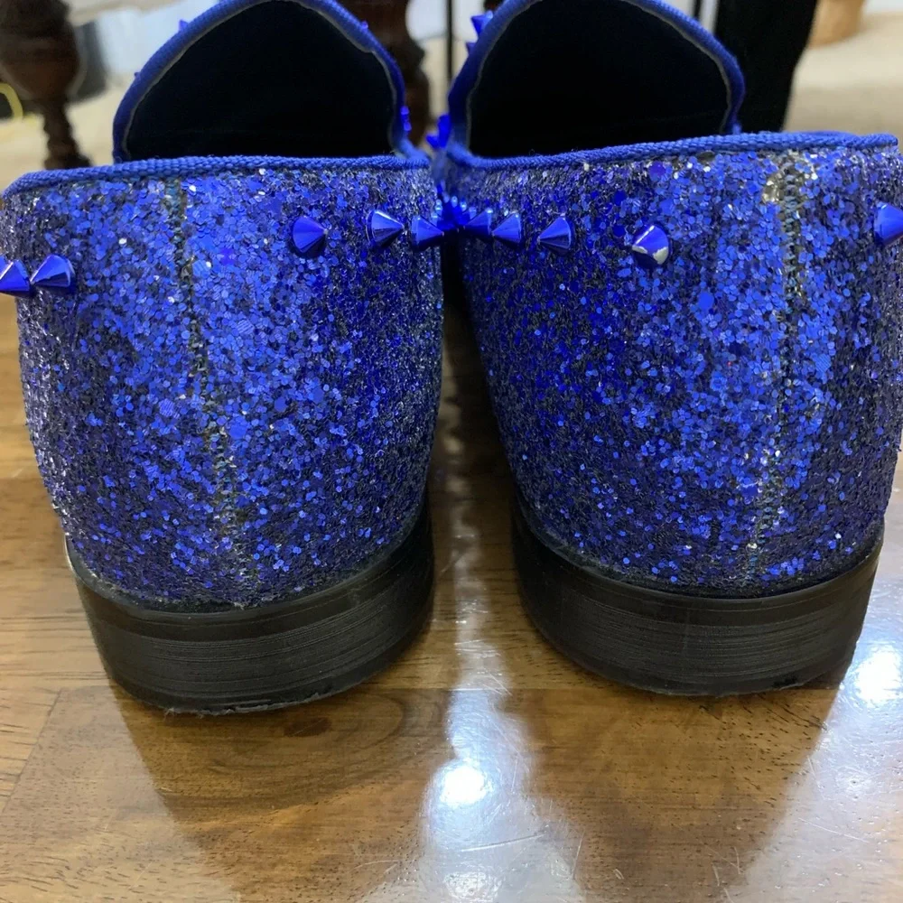 Alberto Fellini Men blue Loafers - Picture 10 of 12